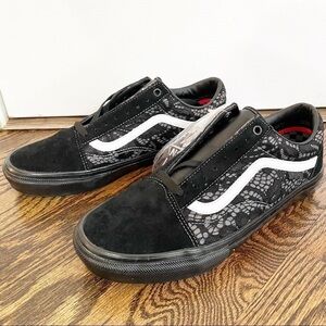 NWT Vans Premier Lace Old Skool Sneakers Black 20th Anniversary Leather
